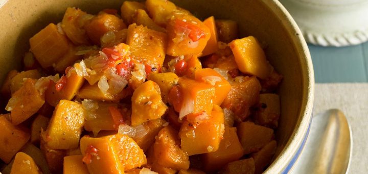 Maple Ginger Roasted Butternut Squash
