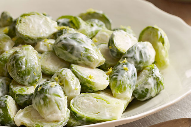 Brussels Sprouts with Buttermilk Dressing