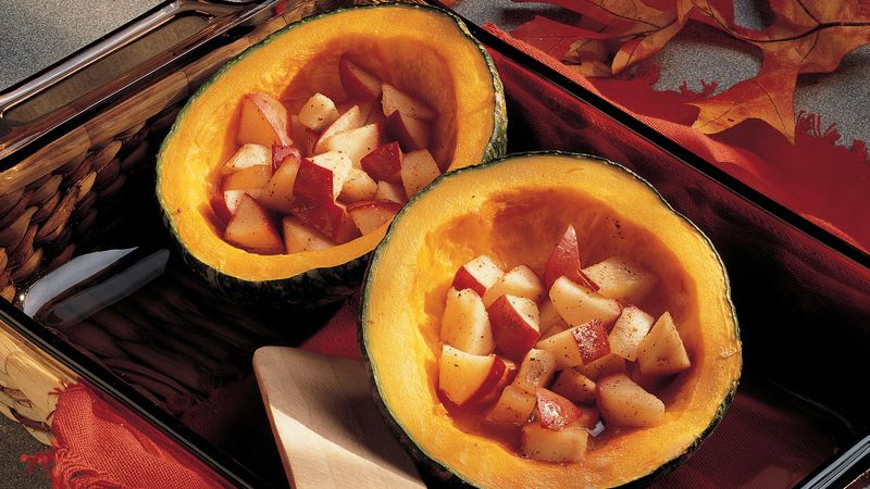 Buttercup Squash with Apples