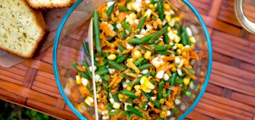 Green Bean, Corn, and Carrot Salad