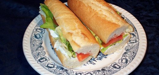 BALT (Basil, Avocado, Lettuce, Tomato) Sandwich