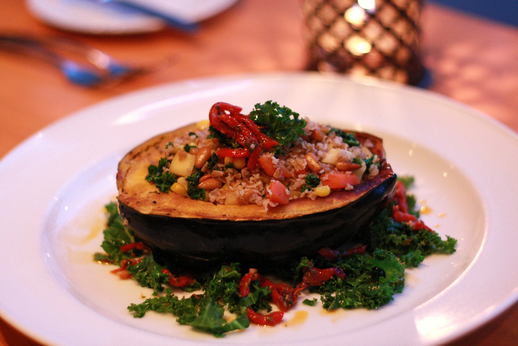 stuffed acorn squash