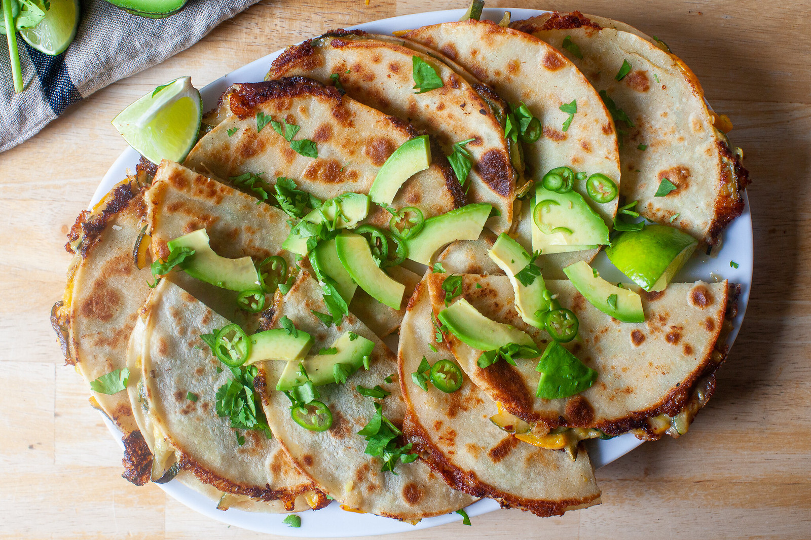 Zucchini Quesadillas