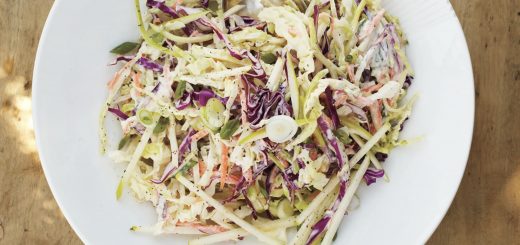 Cabbage, Carrot, and Apple Salad