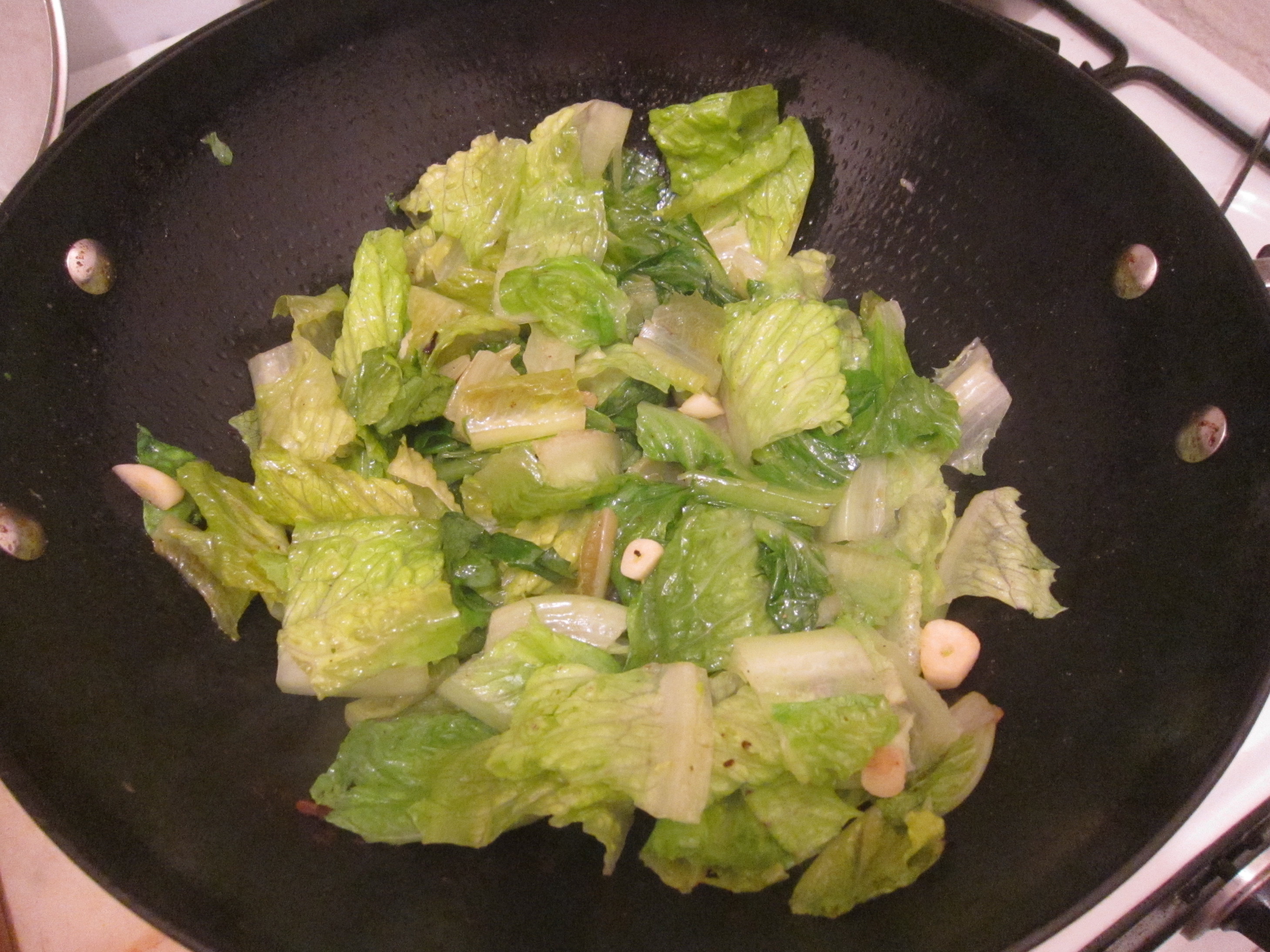 Stir-Fried Garlic Lettuce