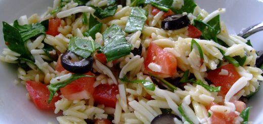 Orzo Salad with Heirloom Tomatoes and Herbs