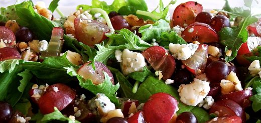Fennel, Grape, and Gorgonzola Salad