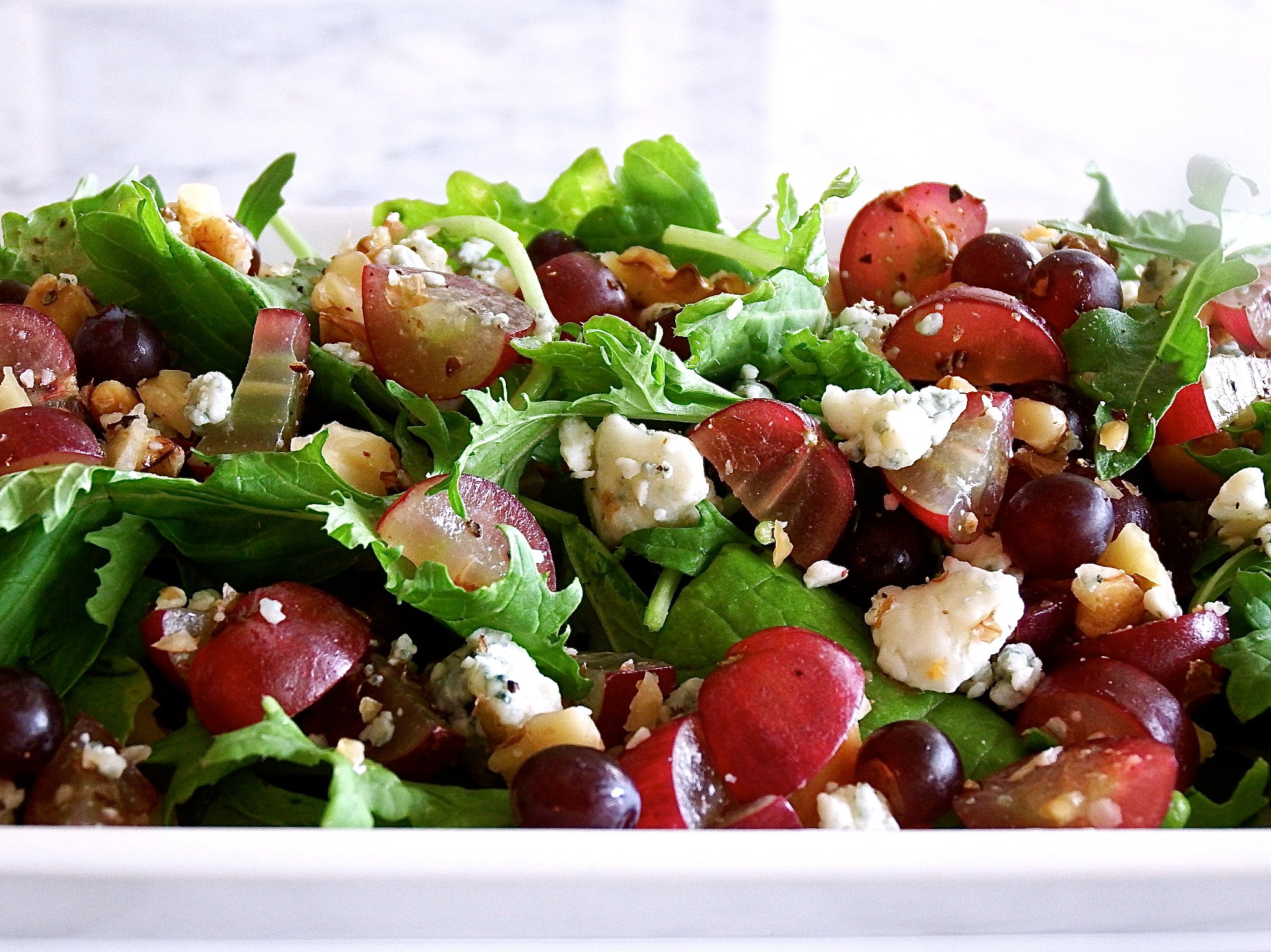 Fennel, Grape, and Gorgonzola Salad