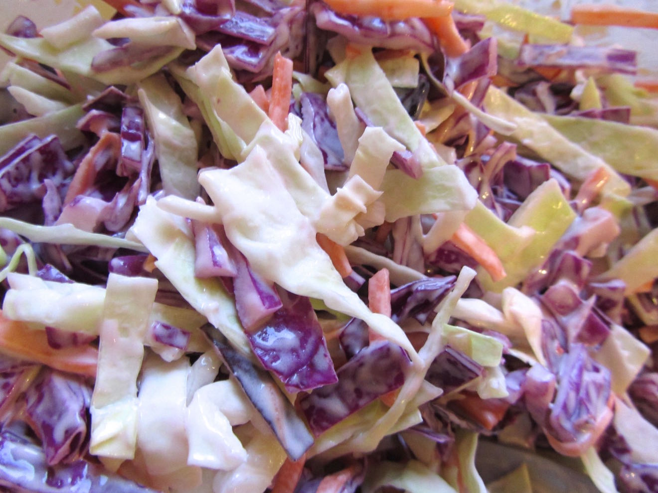 Red and Green Buttermilk Coleslaw