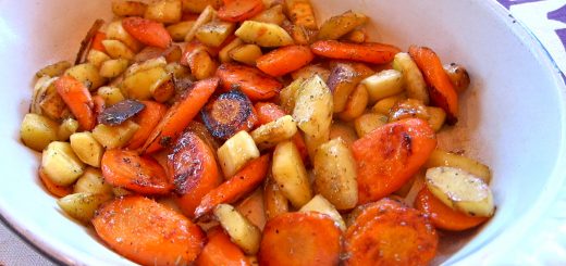 Skillet Roasted Parsnips and Carrots