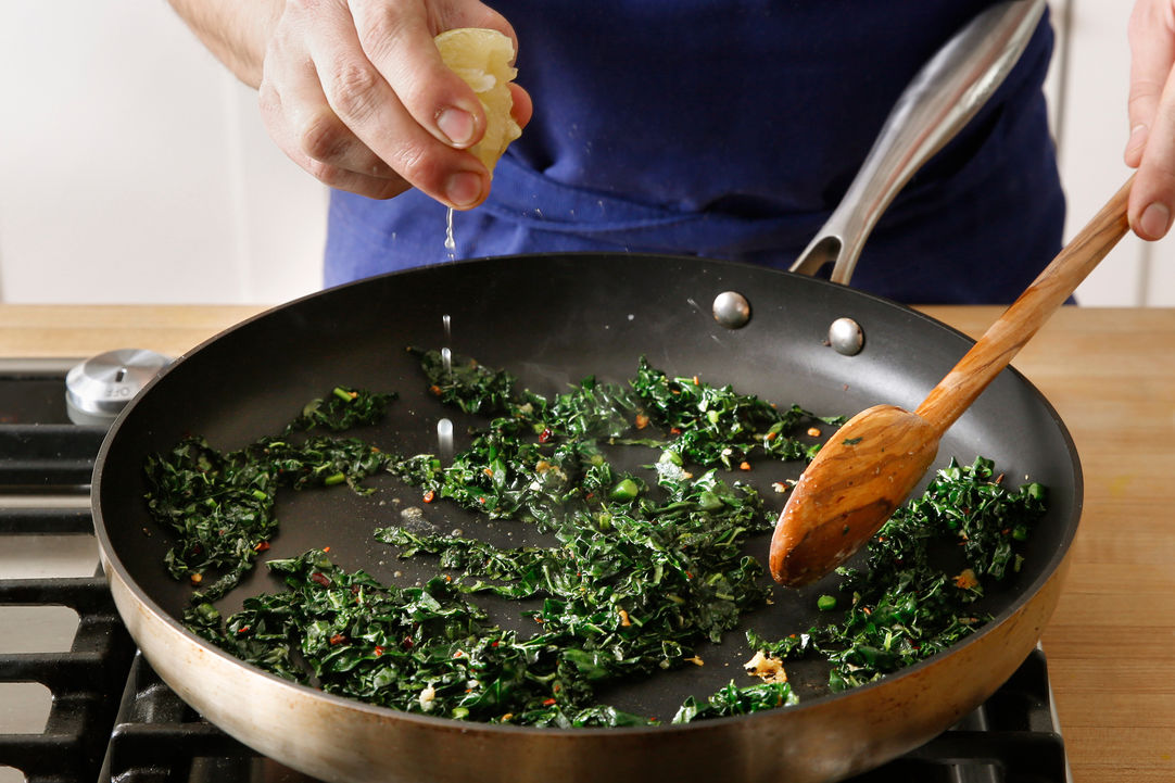 Wilted Kale with Lemon