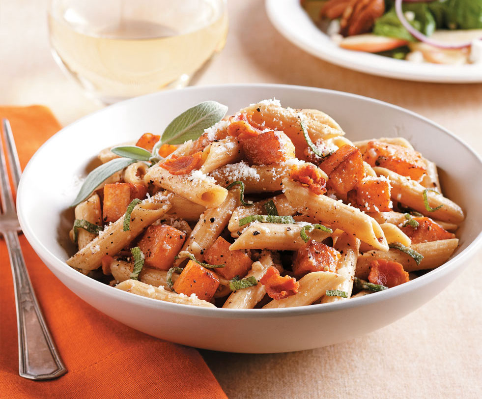 Roasted Butternut Squash and Whole Wheat Penne