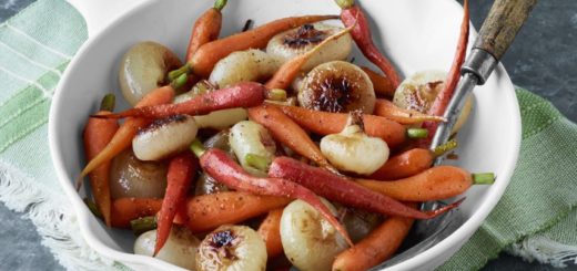 Roasted Carrots and Cippolini Onions