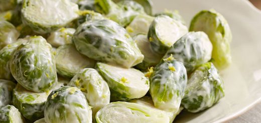 Brussels Sprouts with Buttermilk Dressing