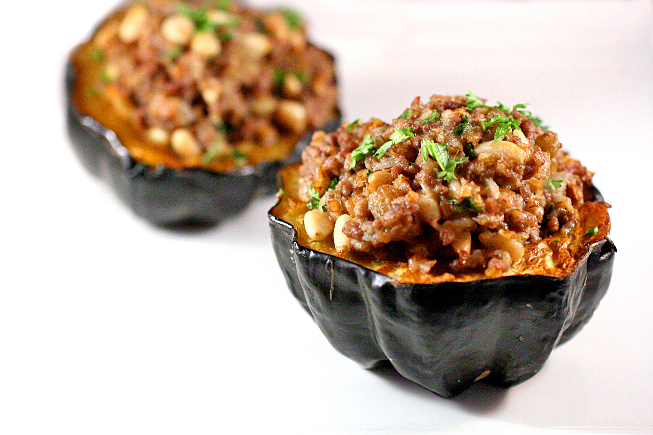 Moroccan-Style Stuffed Acorn Squash