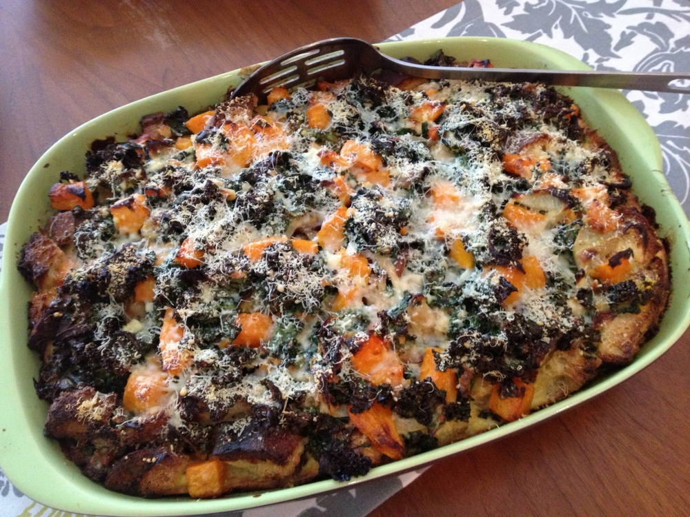 Summer Squash Strata