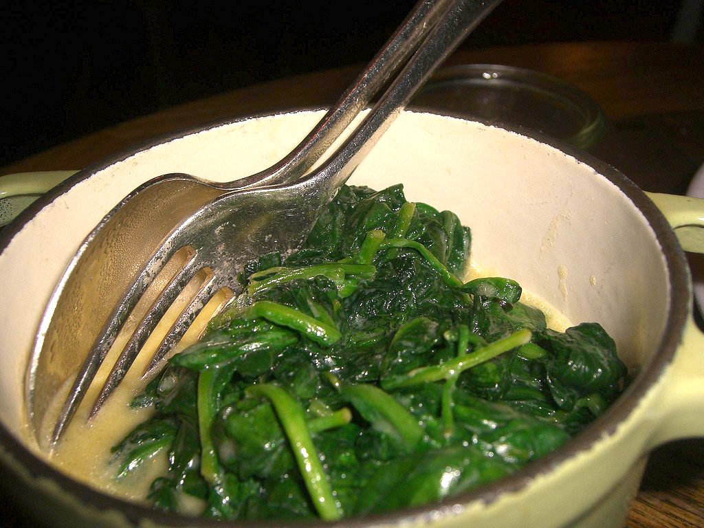 Warm Tatsoi Salad