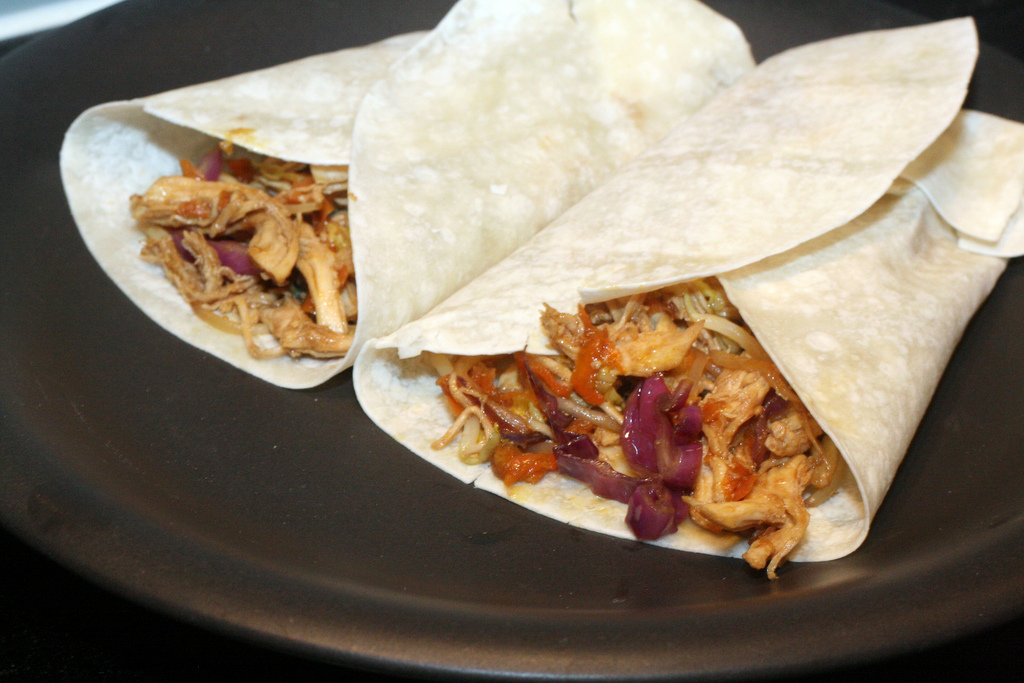 Moo Shu Turkey Wraps