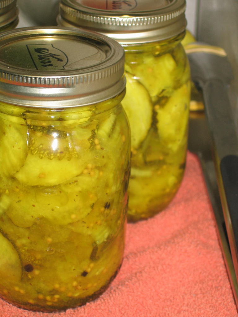 Zucchini pickles