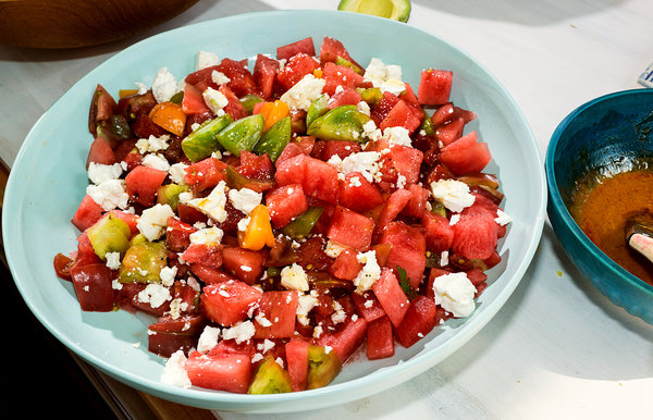 Tomato and Watermelon Salad