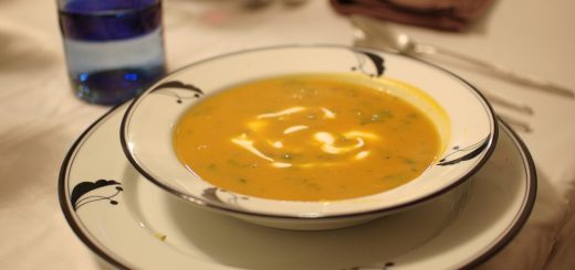 Curried Acorn Squash and Apple Soup