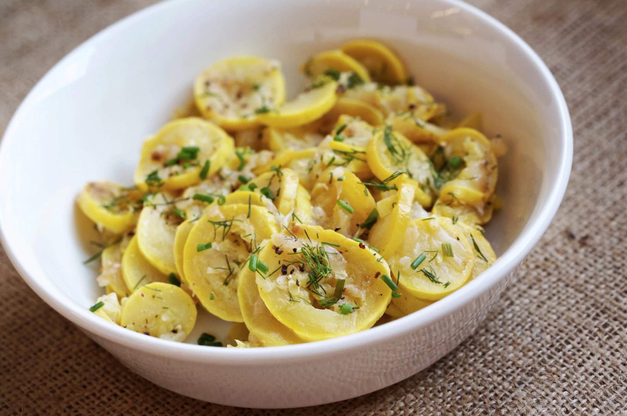 Soft-Cooked Summer Squash With Onion